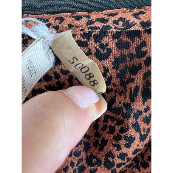 VINTAGE Victoria's Secret Brown Leopard Print Slip V-Neck Camisole Large L VTG - Picture 6 of 7